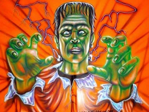 Frankie baby on hood